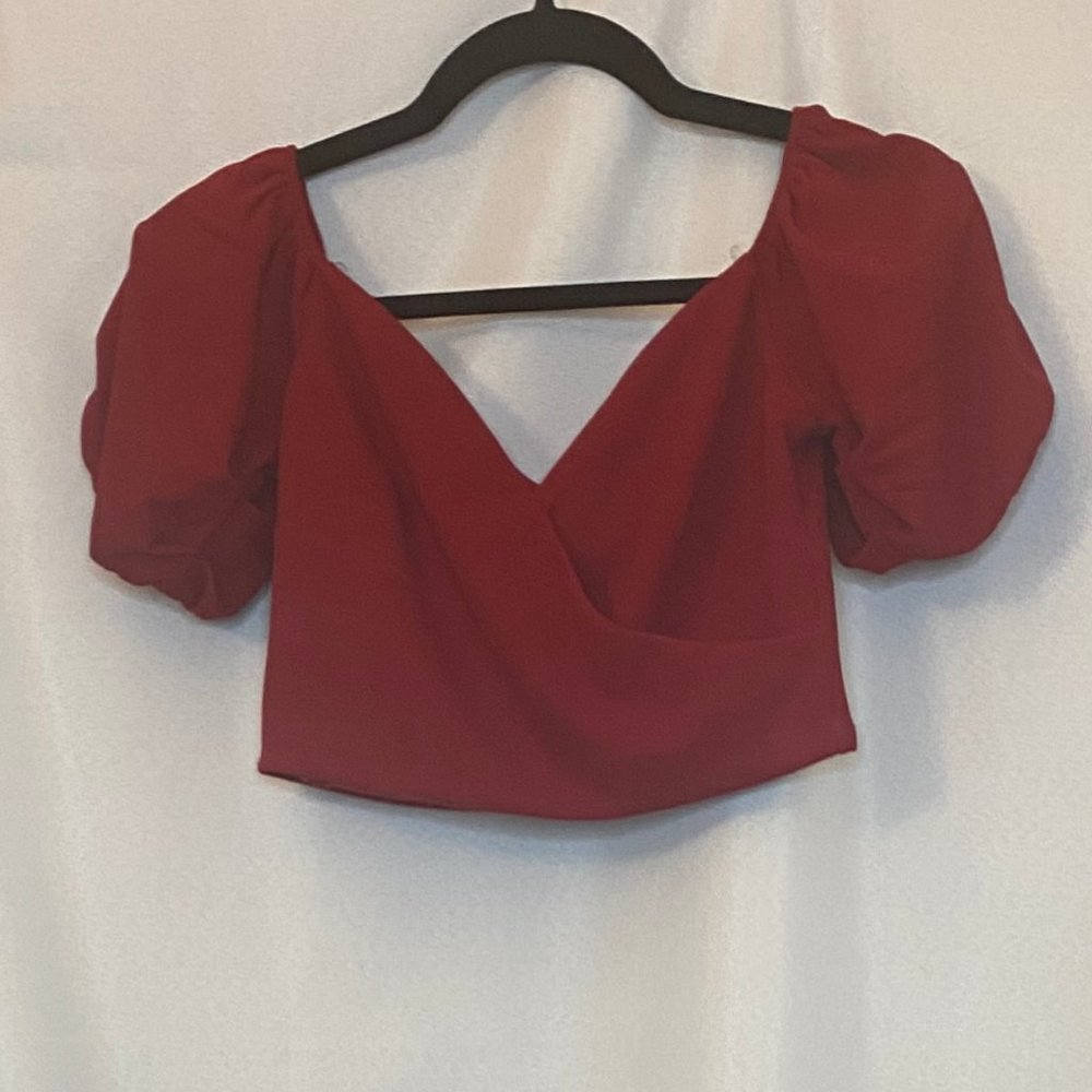 Cross Front Crop Top